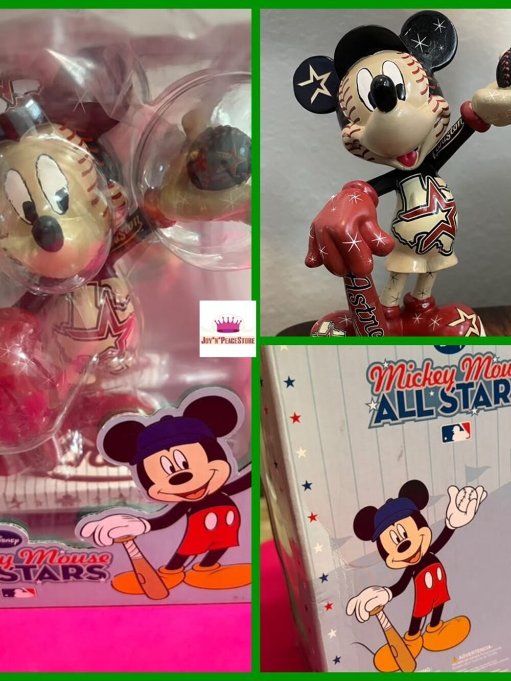 MLB 2010 FOCO All Stars Game Houston Astros Disney Mickey Mouse Figurine